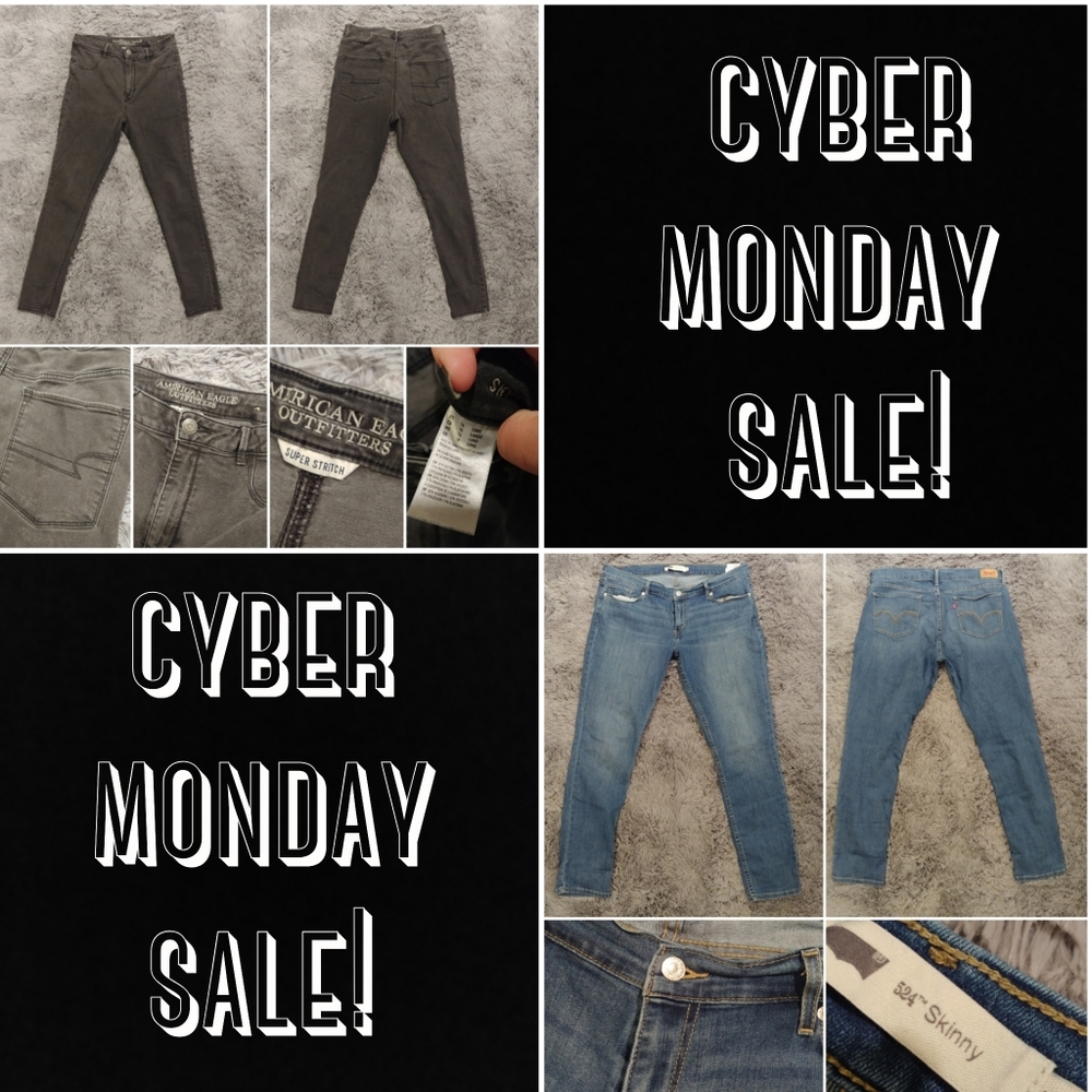 Cyber Monday Sale! Jeans sale! American eagle/Levi